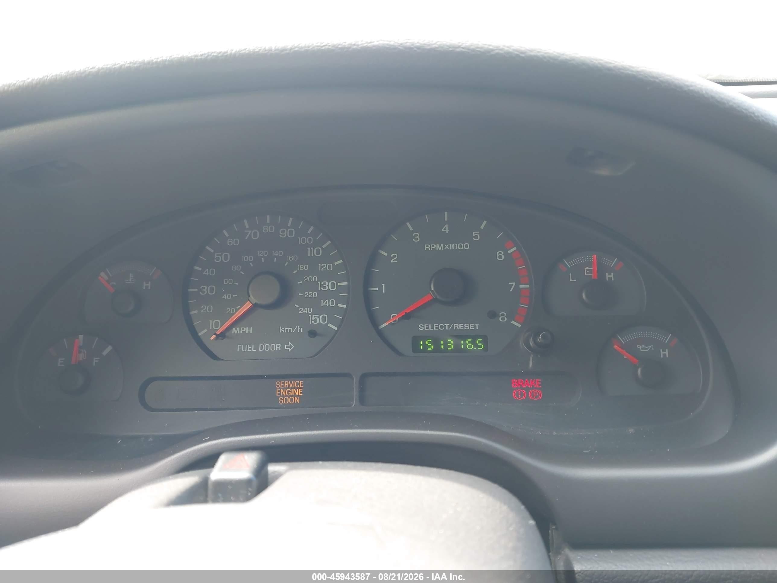 2003 Ford Mustang Gt Черный vin: 1FAFP42XX3F305066