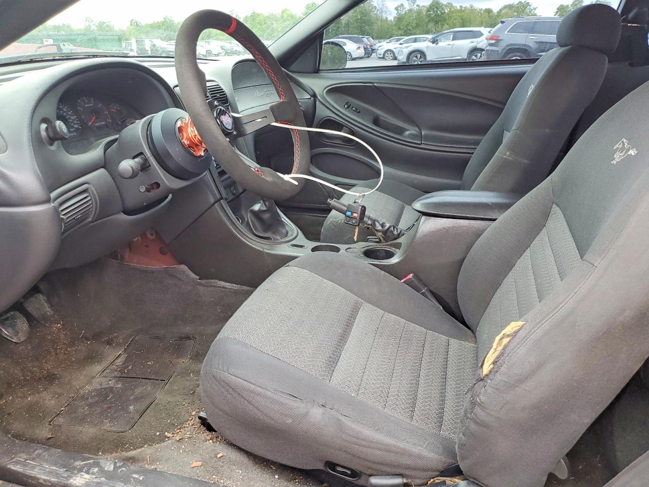 2003 Ford Mustang Gt Burgundy vin: 1FAFP42XX3F454447