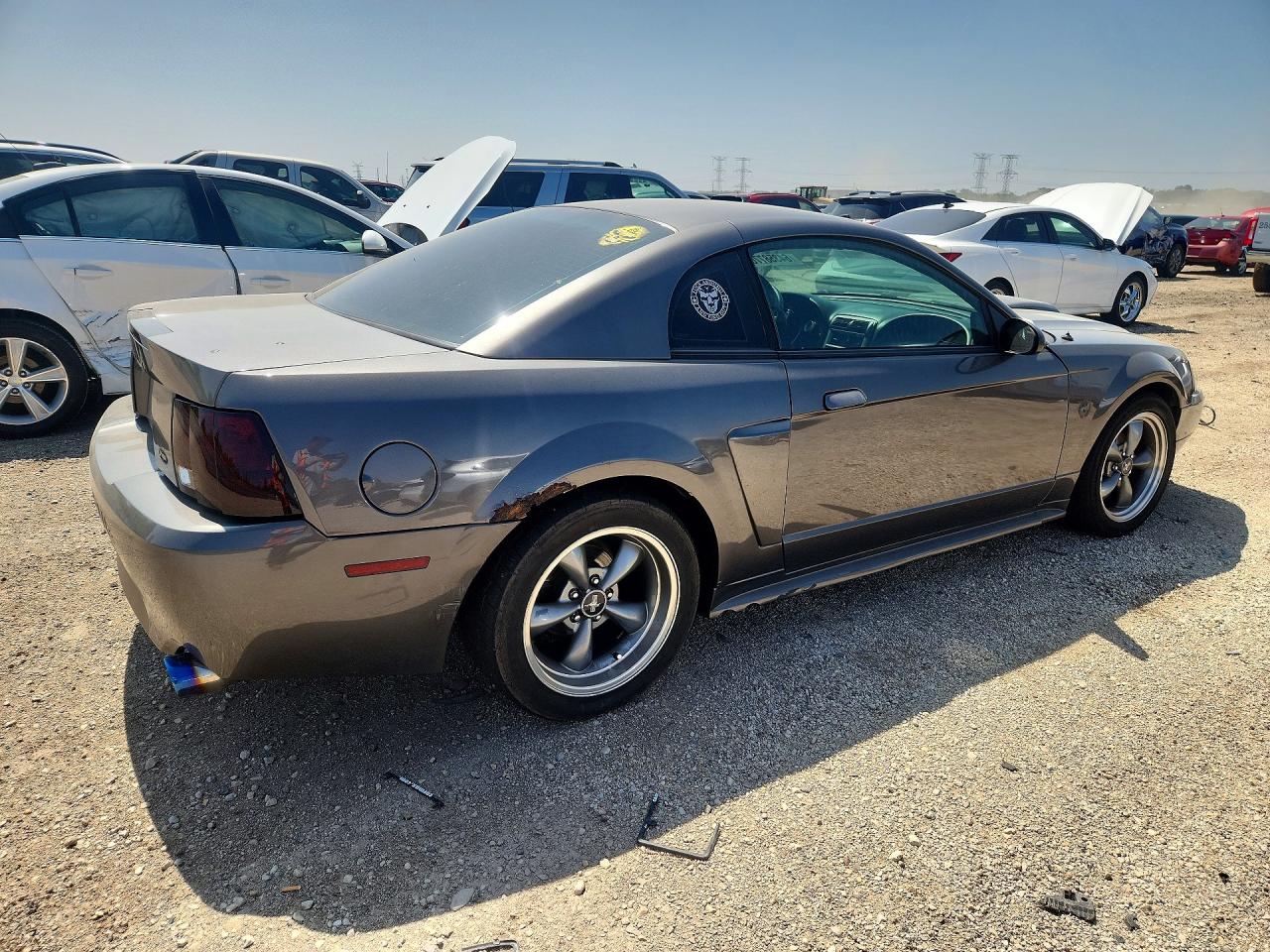 2004 Ford Mustang Gt Gray vin: 1FAFP42XX4F127466