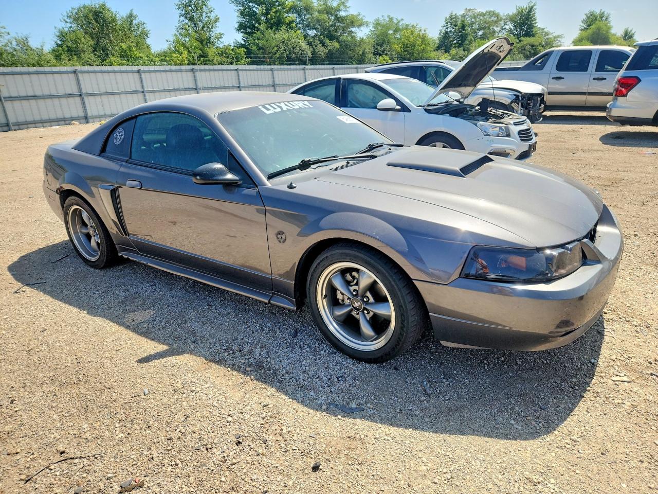 2004 Ford Mustang Gt Gray vin: 1FAFP42XX4F127466