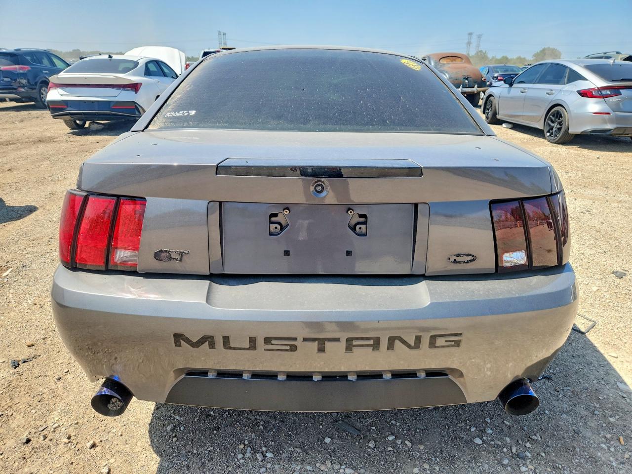 2004 Ford Mustang Gt Gray vin: 1FAFP42XX4F127466