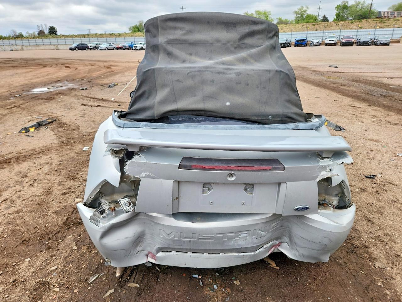 2001 Ford Mustang Silver vin: 1FAFP44401F134733