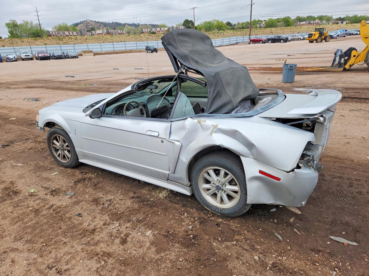 2001 Ford Mustang Silver vin: 1FAFP44401F134733