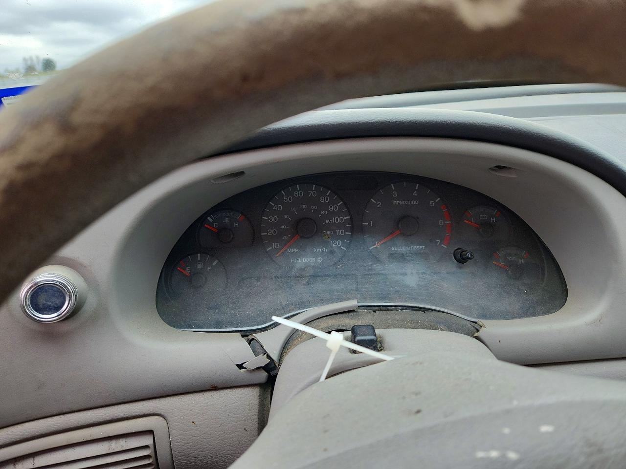 2001 Ford Mustang Silver vin: 1FAFP44401F134733
