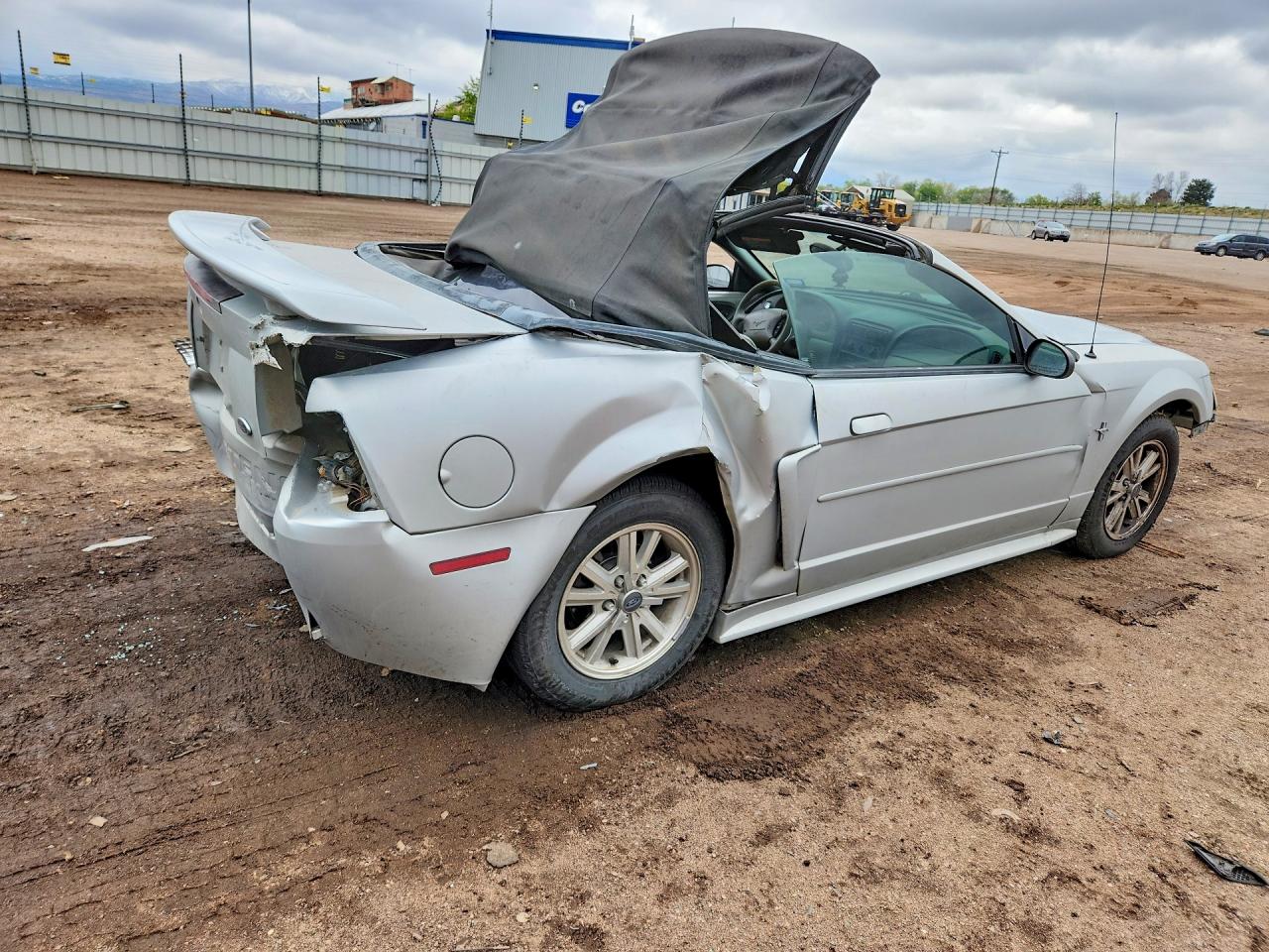 2001 Ford Mustang Silver vin: 1FAFP44401F134733
