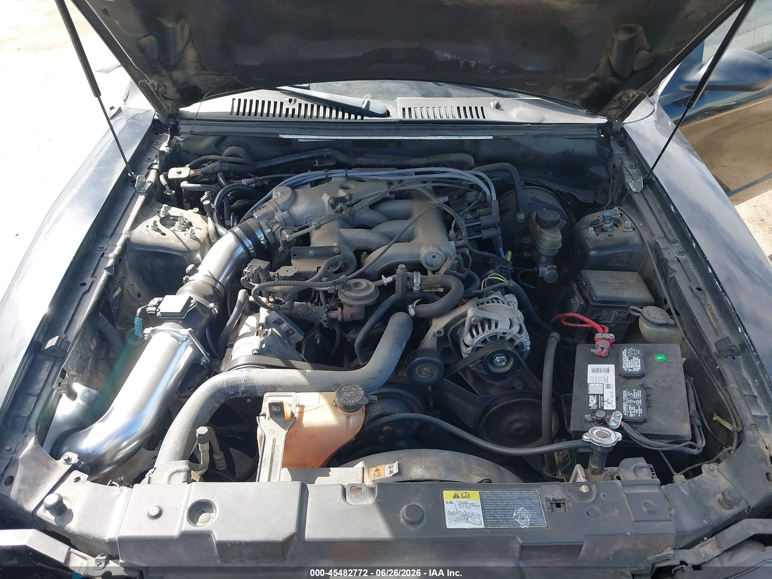 2002 Ford Mustang Deluxe/premium Black vin: 1FAFP44402F179415