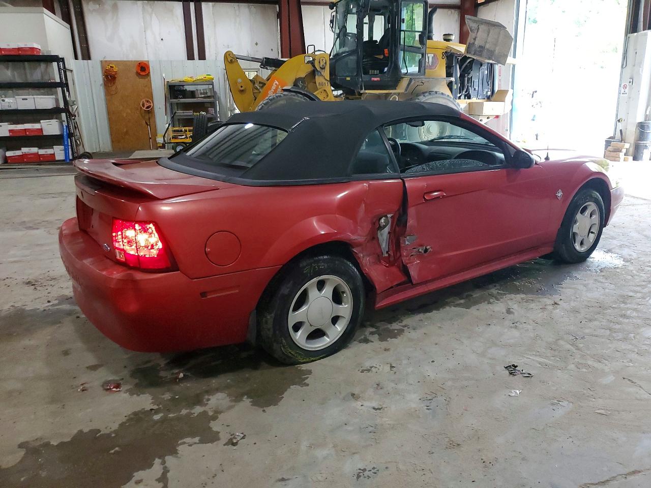 1999 Ford Mustang Maroon vin: 1FAFP4440XF149547