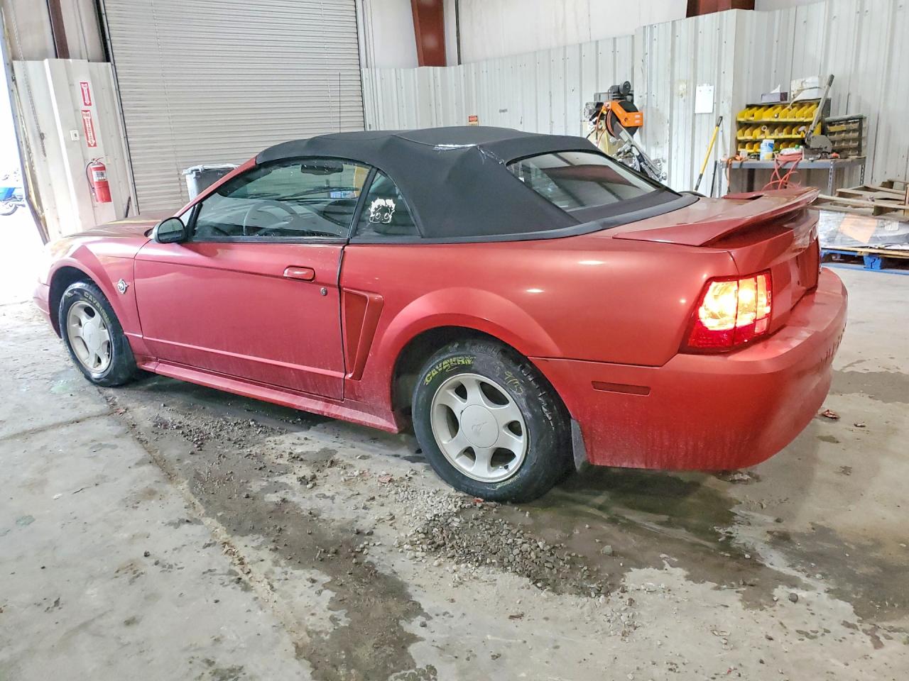 1999 Ford Mustang Maroon vin: 1FAFP4440XF149547