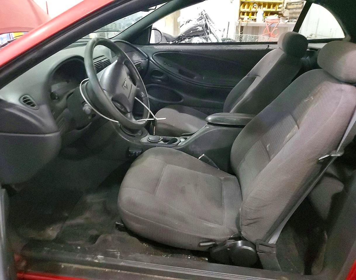 1999 Ford Mustang Maroon vin: 1FAFP4440XF149547