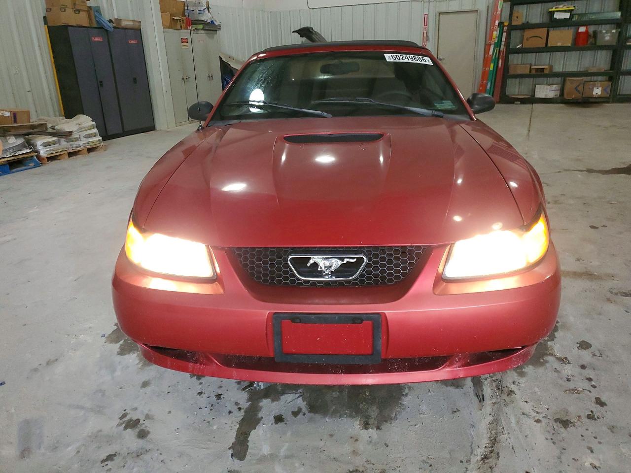 1999 Ford Mustang Maroon vin: 1FAFP4440XF149547