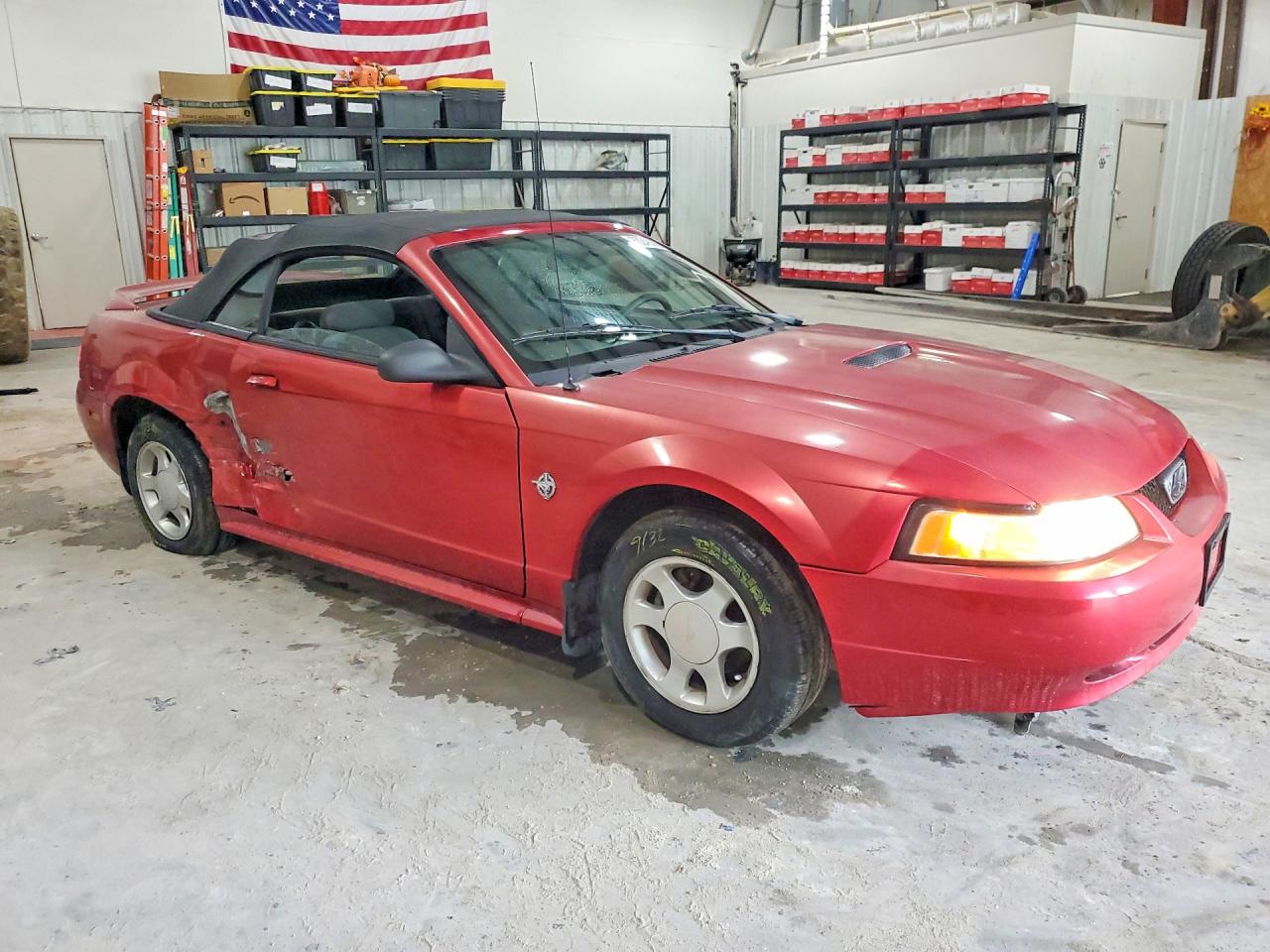 1999 Ford Mustang Maroon vin: 1FAFP4440XF149547