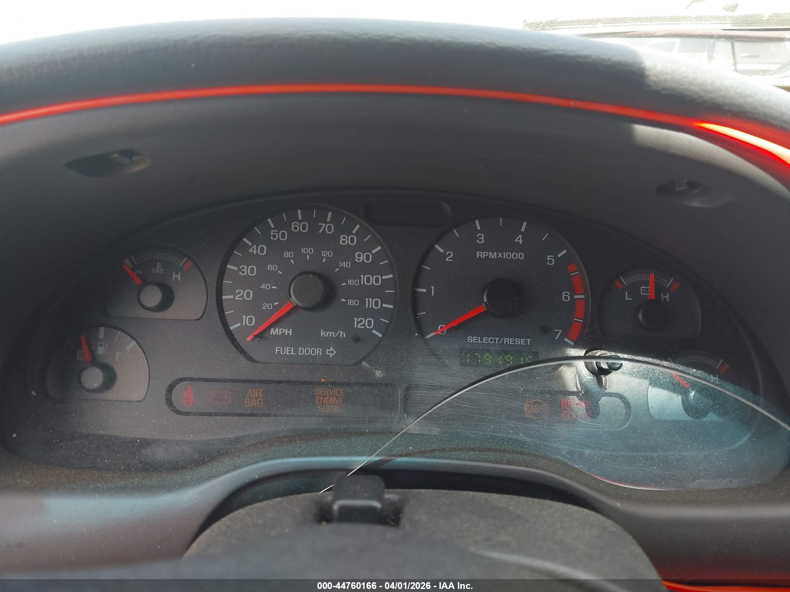 2003 Ford Mustang   Maroon vin: 1FAFP44413F396229