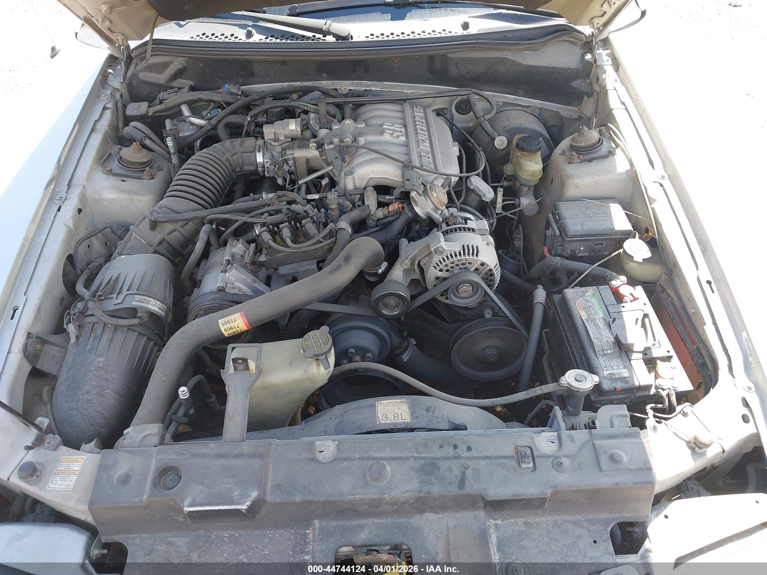 1998 Ford Mustang   Silver vin: 1FAFP4441WF189893