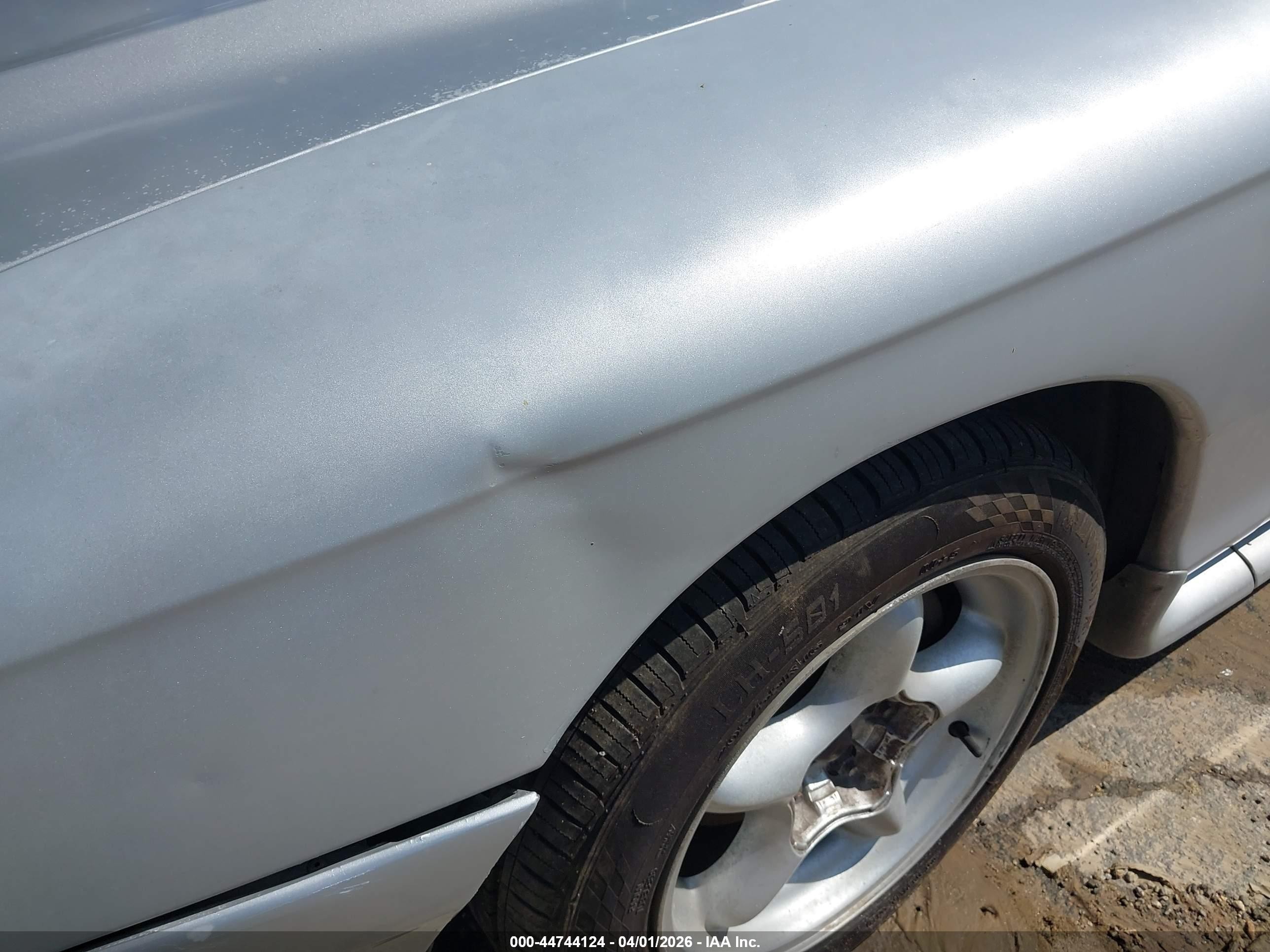 1998 Ford Mustang   Silver vin: 1FAFP4441WF189893