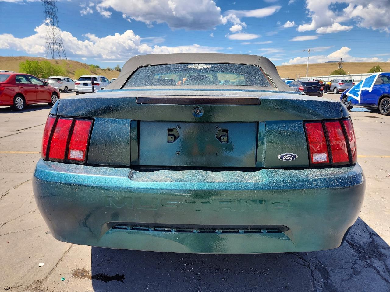 1999 Ford Mustang Green vin: 1FAFP4441XF166924
