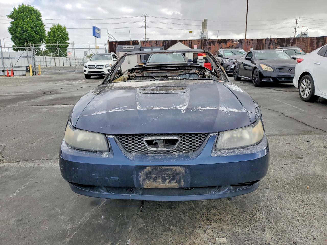 2001 Ford Mustang Blue vin: 1FAFP44421F111860