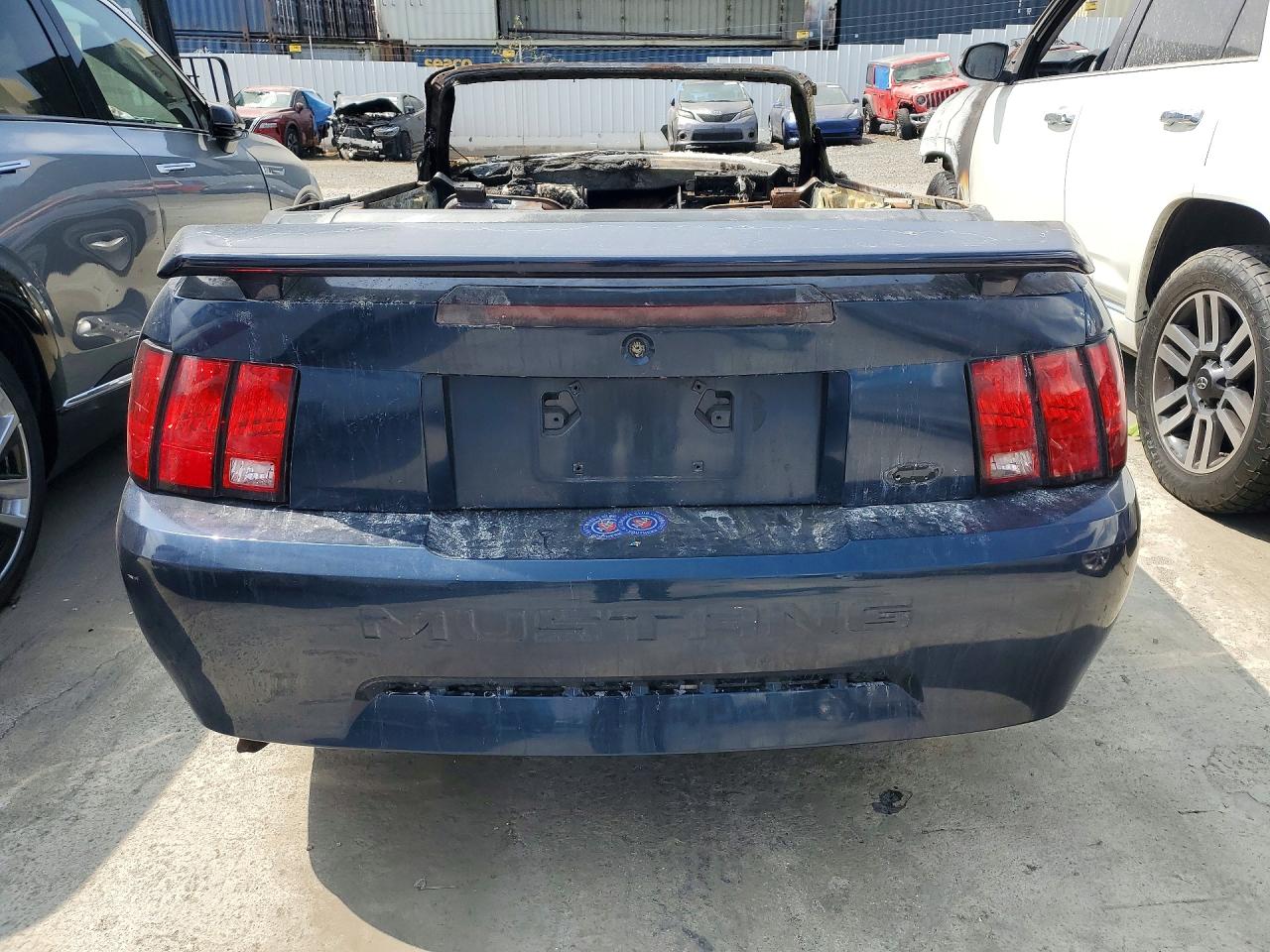 2001 Ford Mustang Blue vin: 1FAFP44421F111860