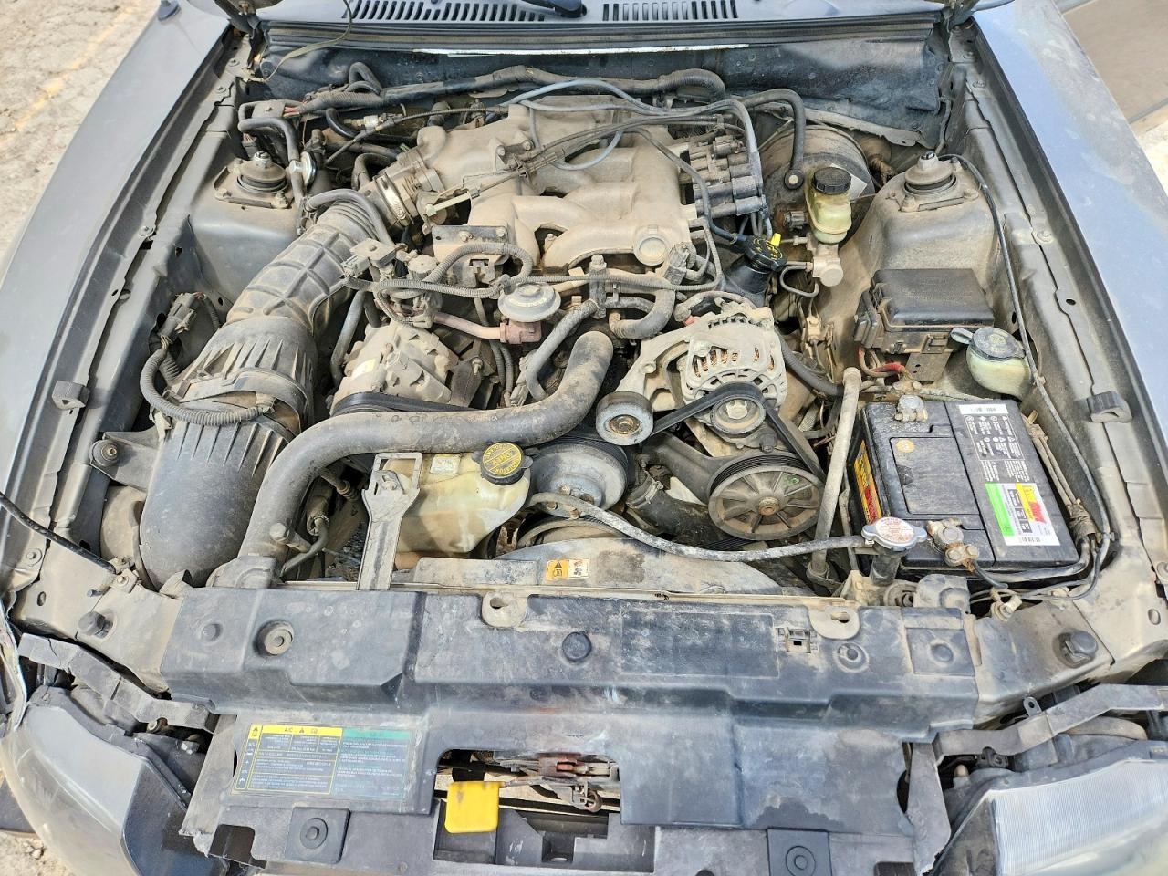 2002 Ford Mustang Gray vin: 1FAFP44422F160977