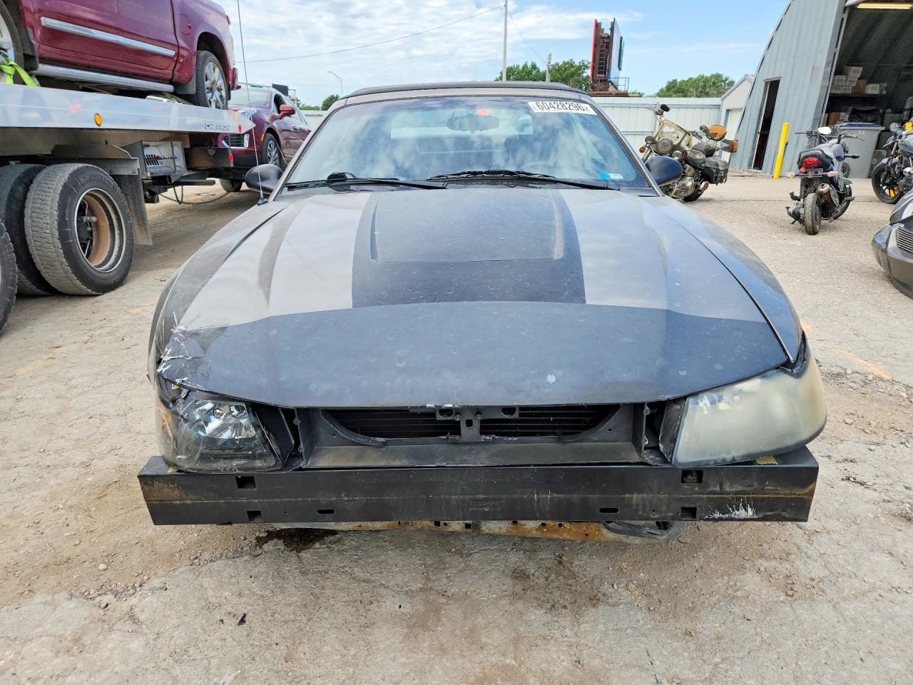 2002 Ford Mustang Gray vin: 1FAFP44422F160977