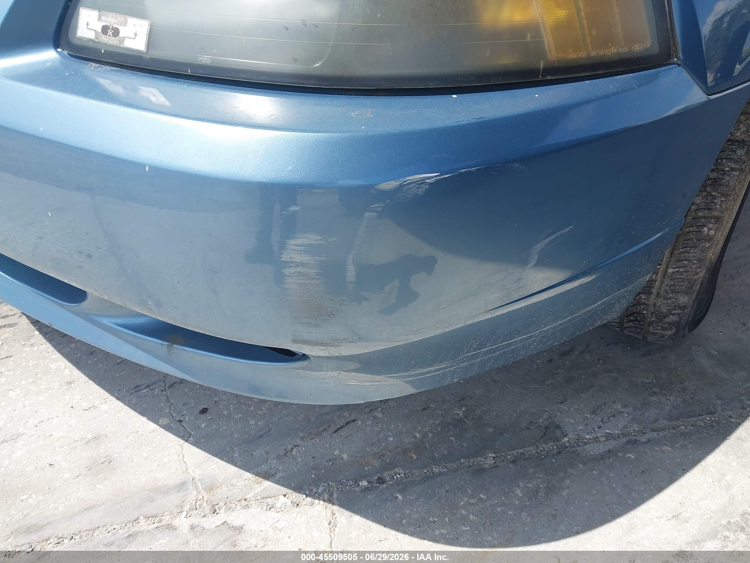 2001 Ford Mustang   Blue vin: 1FAFP44431F188401