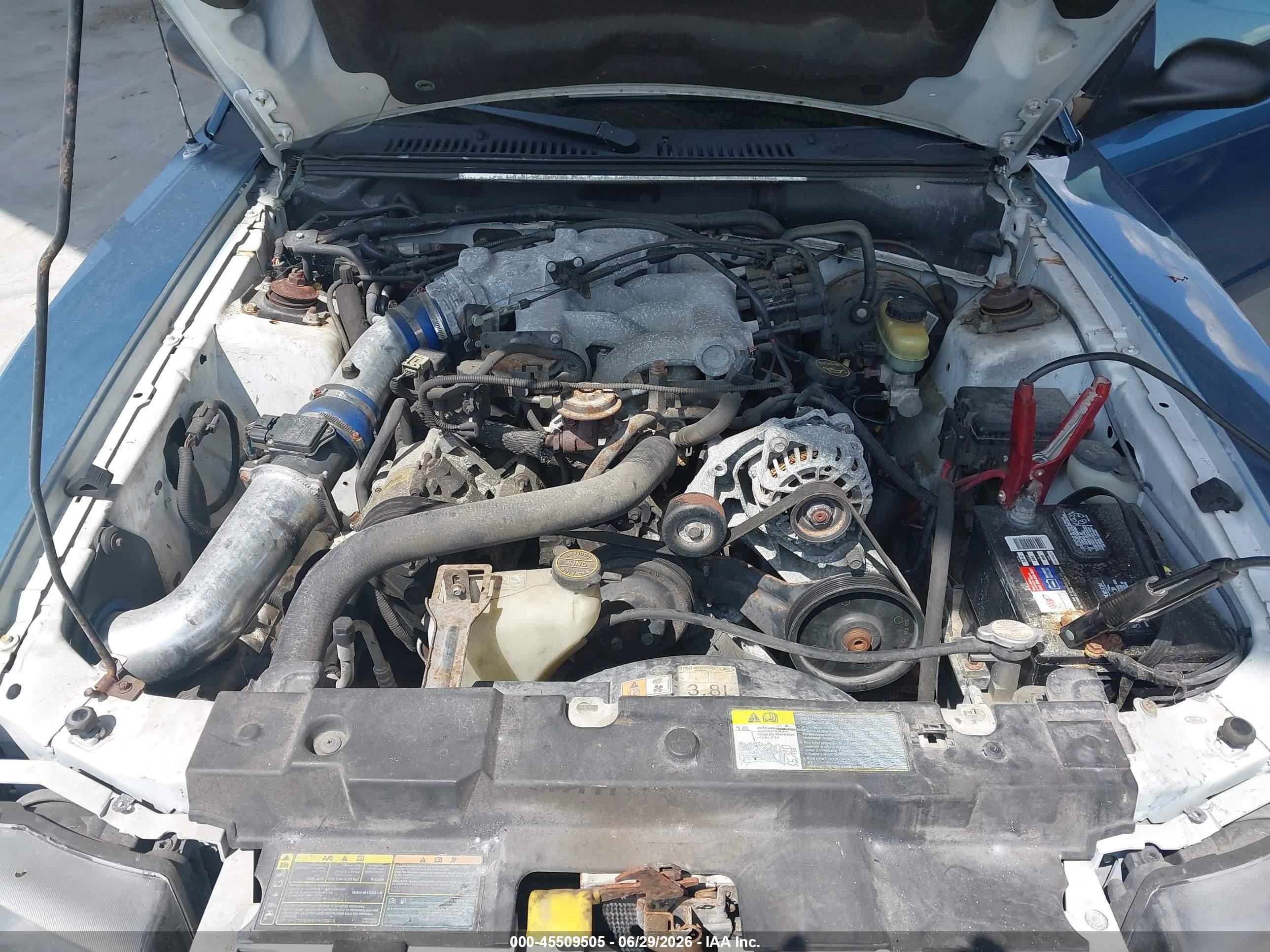 2001 Ford Mustang   Blue vin: 1FAFP44431F188401