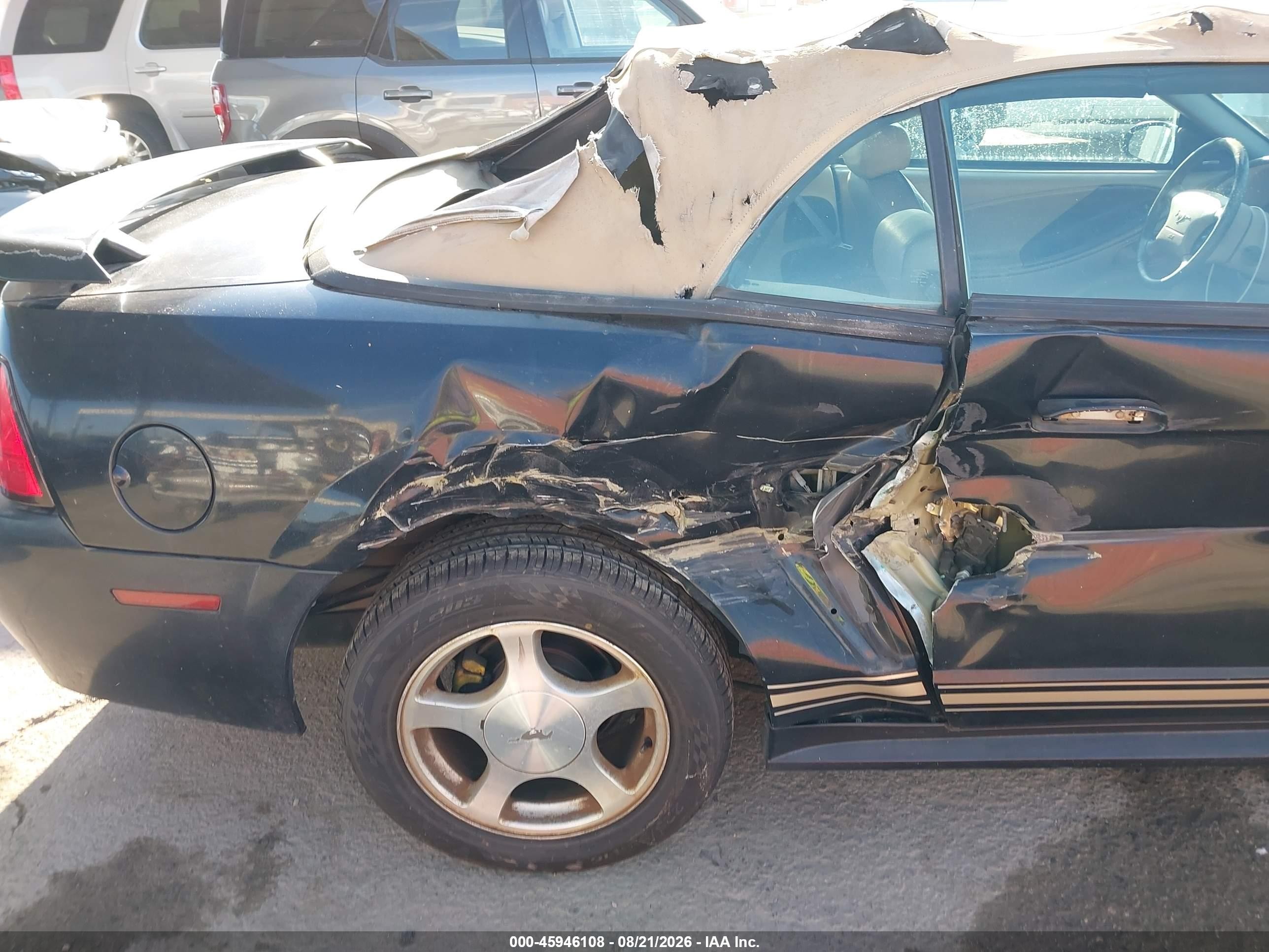 2001 Ford Mustang   Black vin: 1FAFP44431F216097