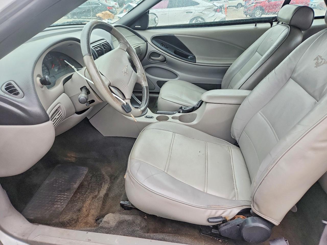 2003 Ford Mustang Silver vin: 1FAFP44433F404976