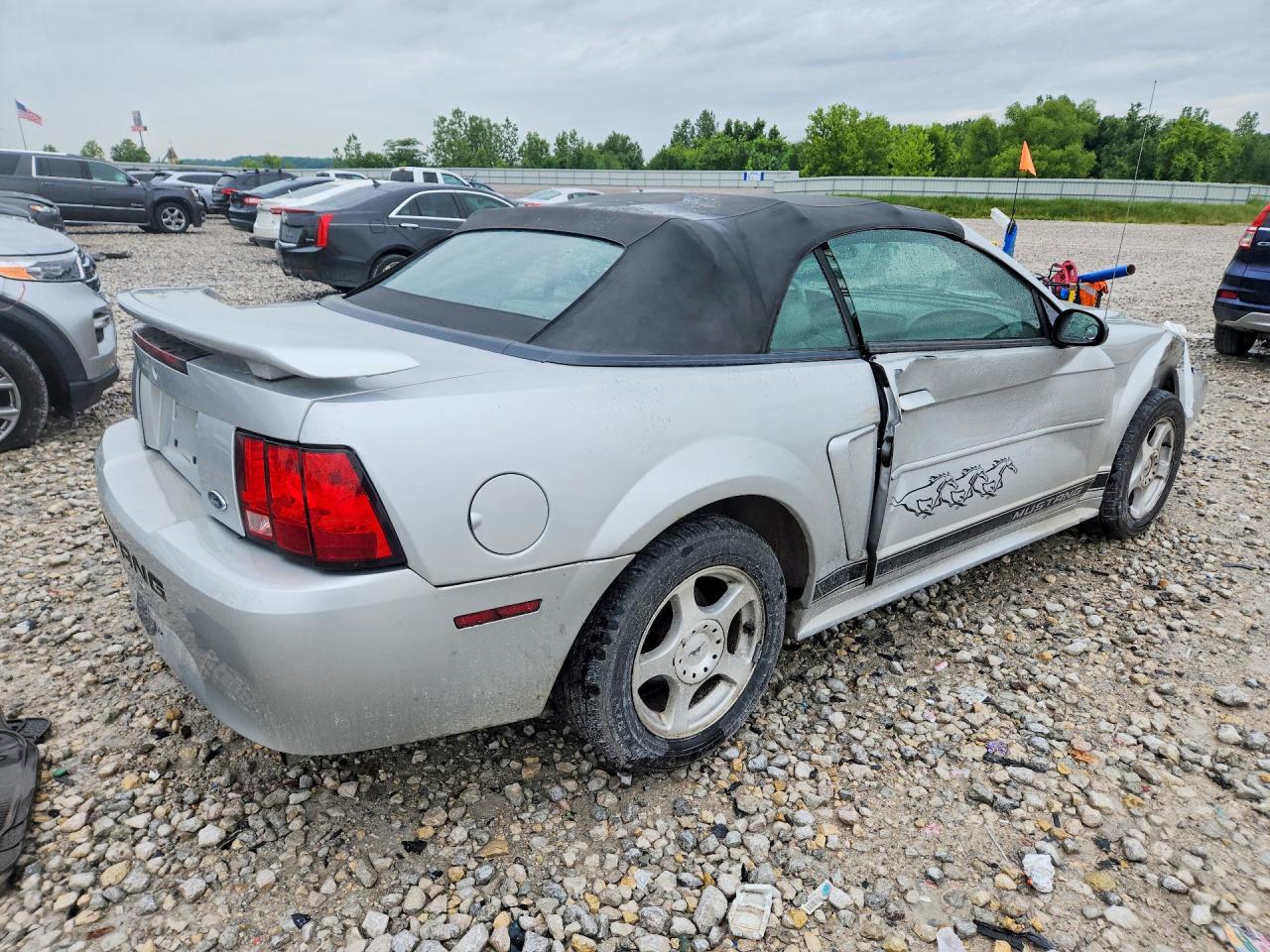 2003 Ford Mustang Silver vin: 1FAFP44433F404976