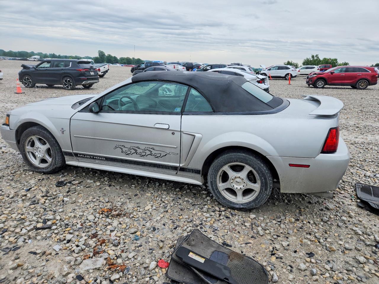2003 Ford Mustang Silver vin: 1FAFP44433F404976