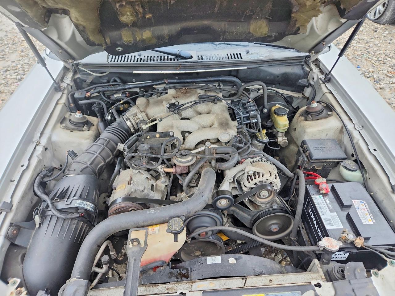 2003 Ford Mustang Silver vin: 1FAFP44433F404976