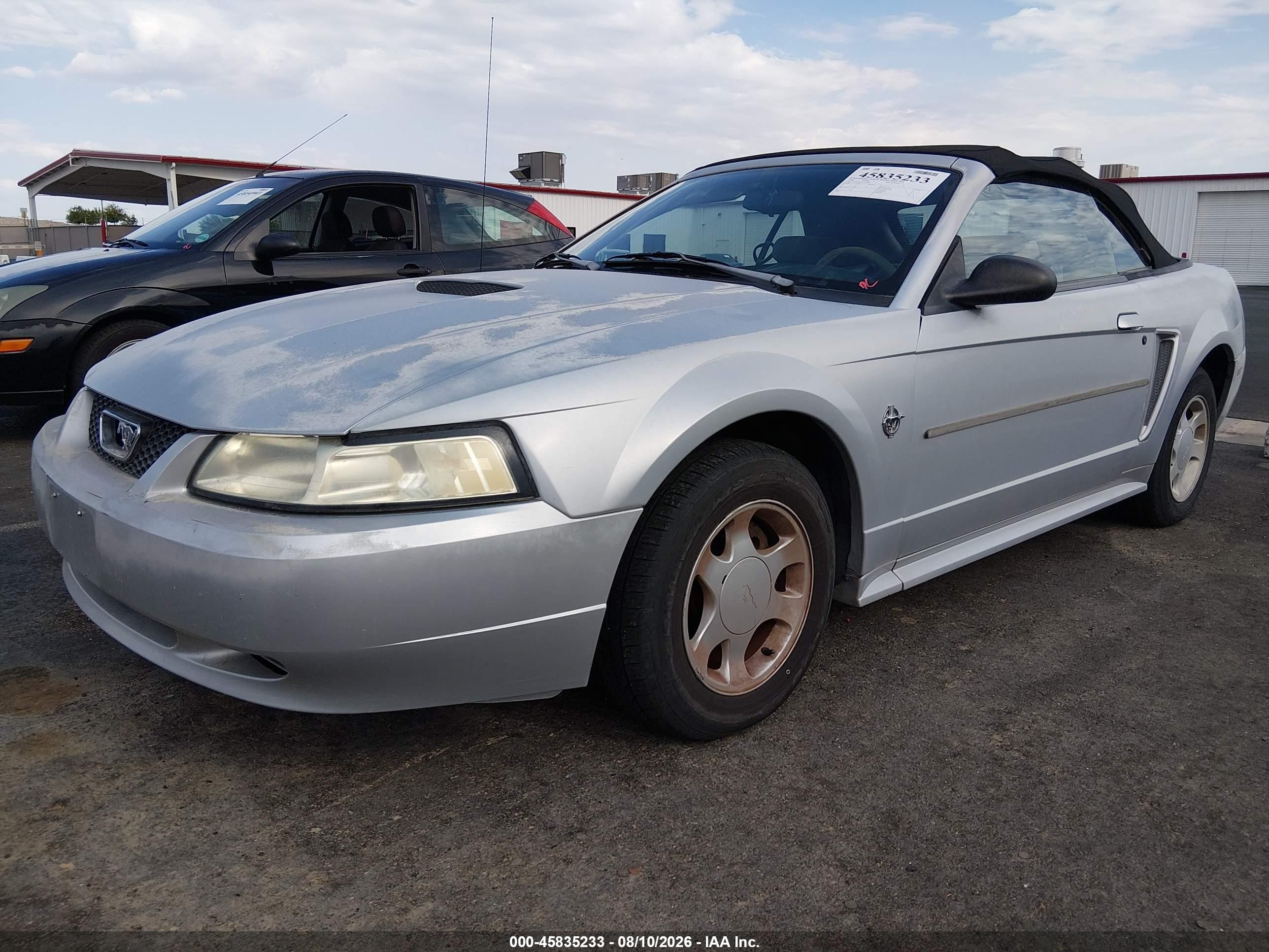 1999 Ford Mustang   Silver vin: 1FAFP4443XF151051