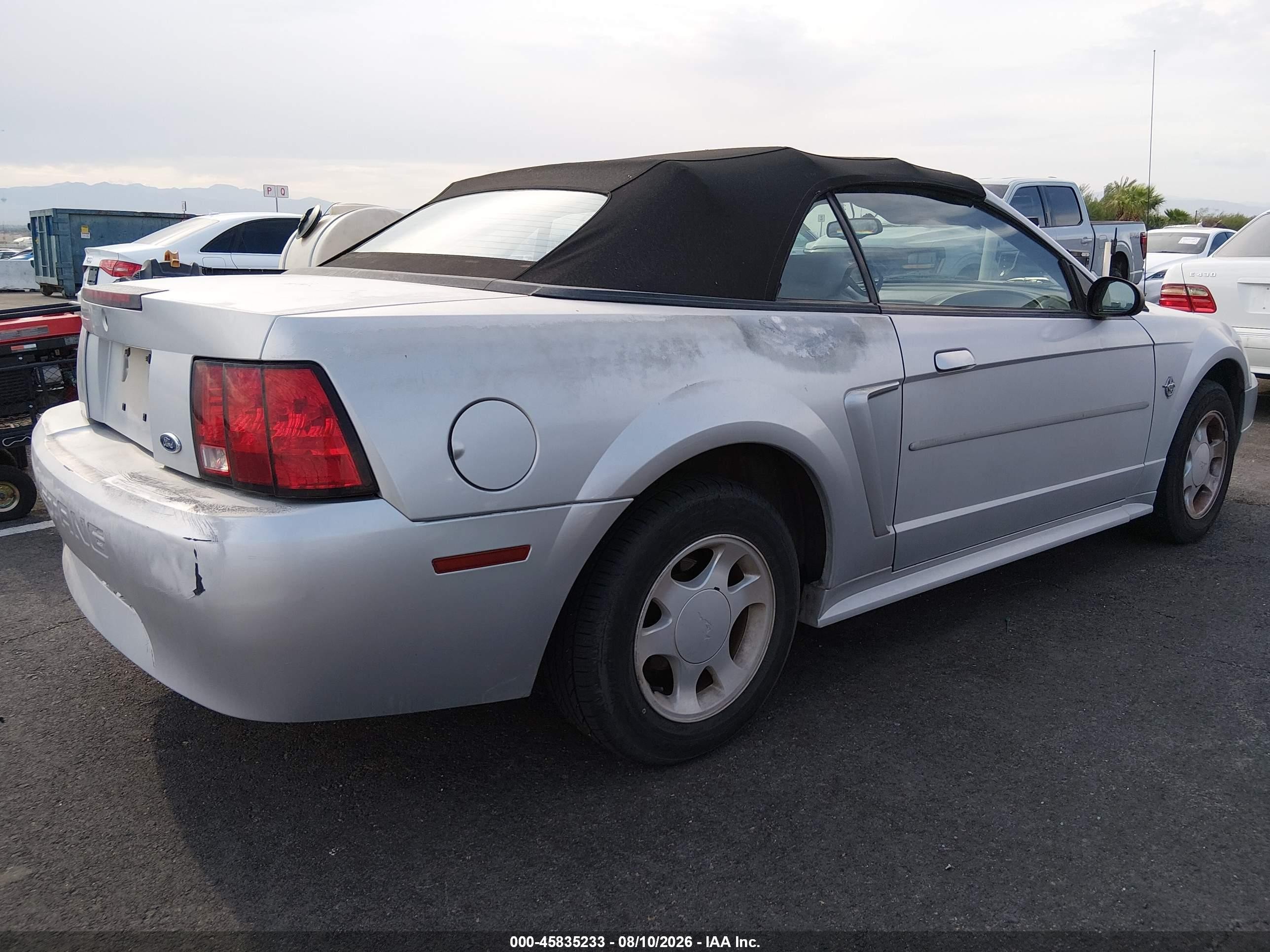1999 Ford Mustang   Silver vin: 1FAFP4443XF151051