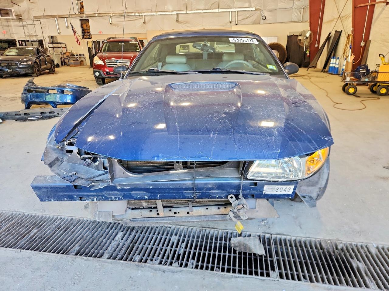 2000 Ford Mustang Blue vin: 1FAFP4443YF176338