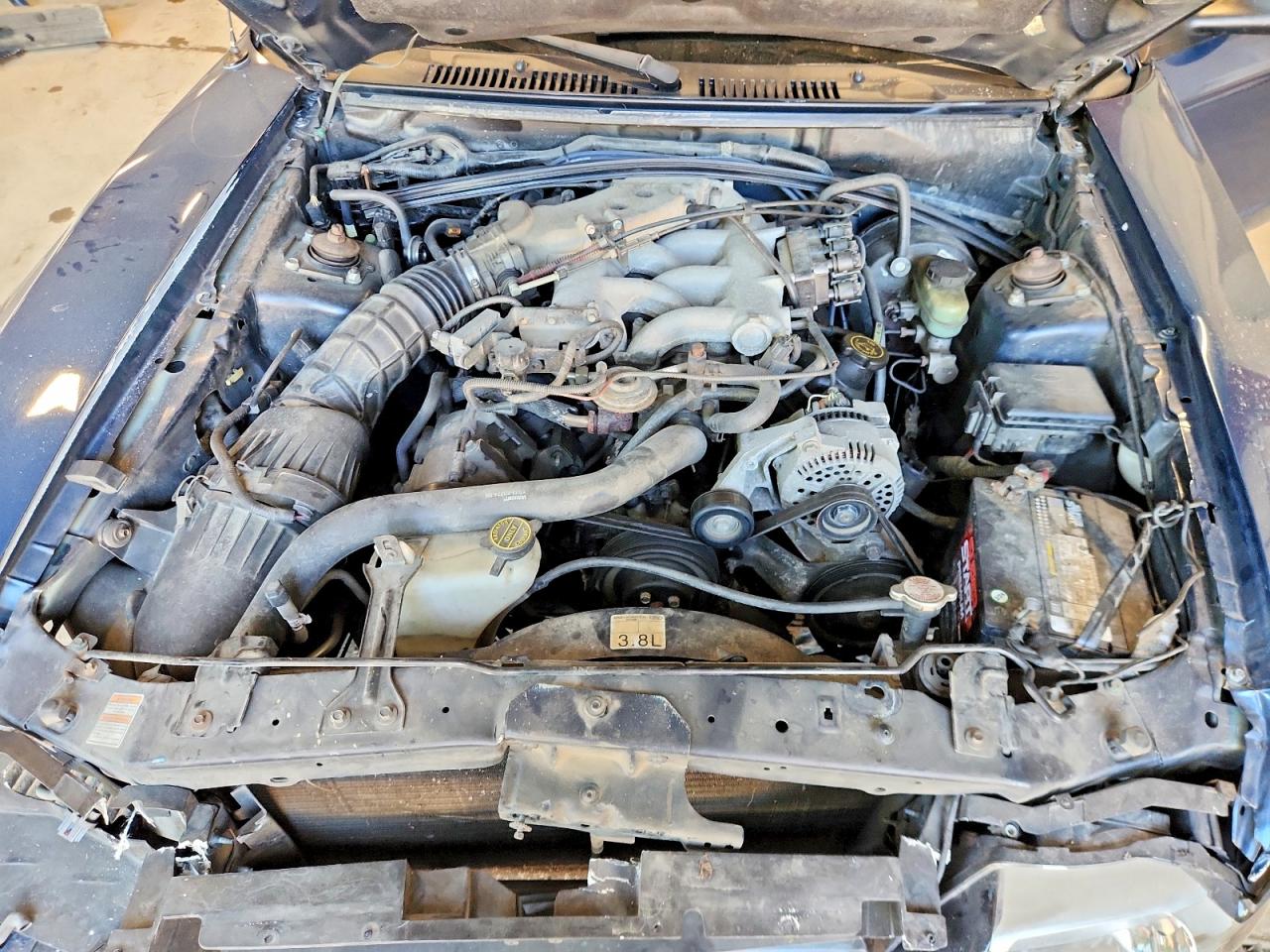 2000 Ford Mustang Blue vin: 1FAFP4443YF176338