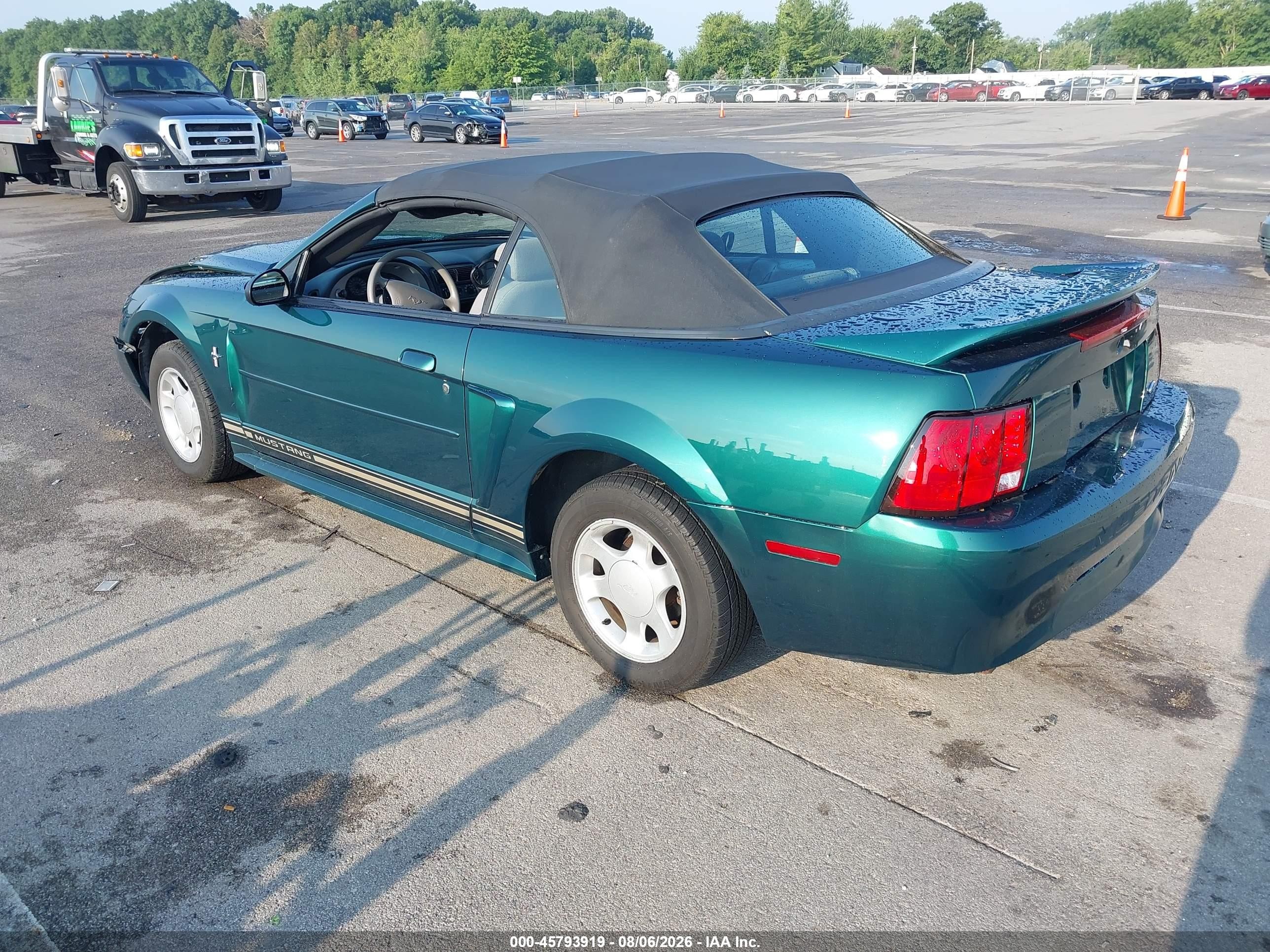 2000 Ford Mustang   Зеленый vin: 1FAFP4443YF283700