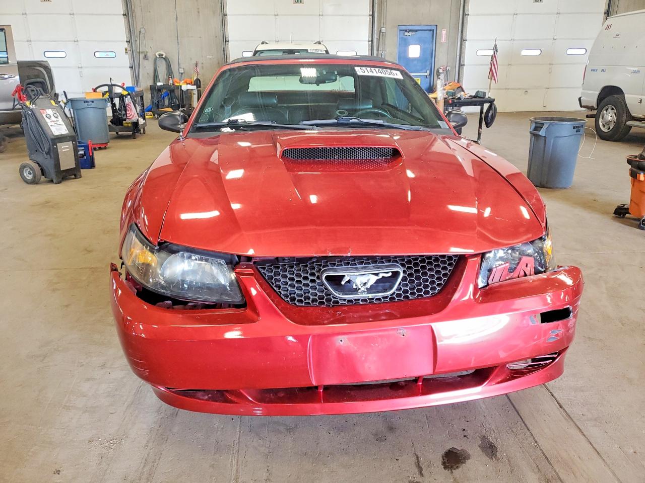 2002 Ford Mustang Red vin: 1FAFP44442F227174