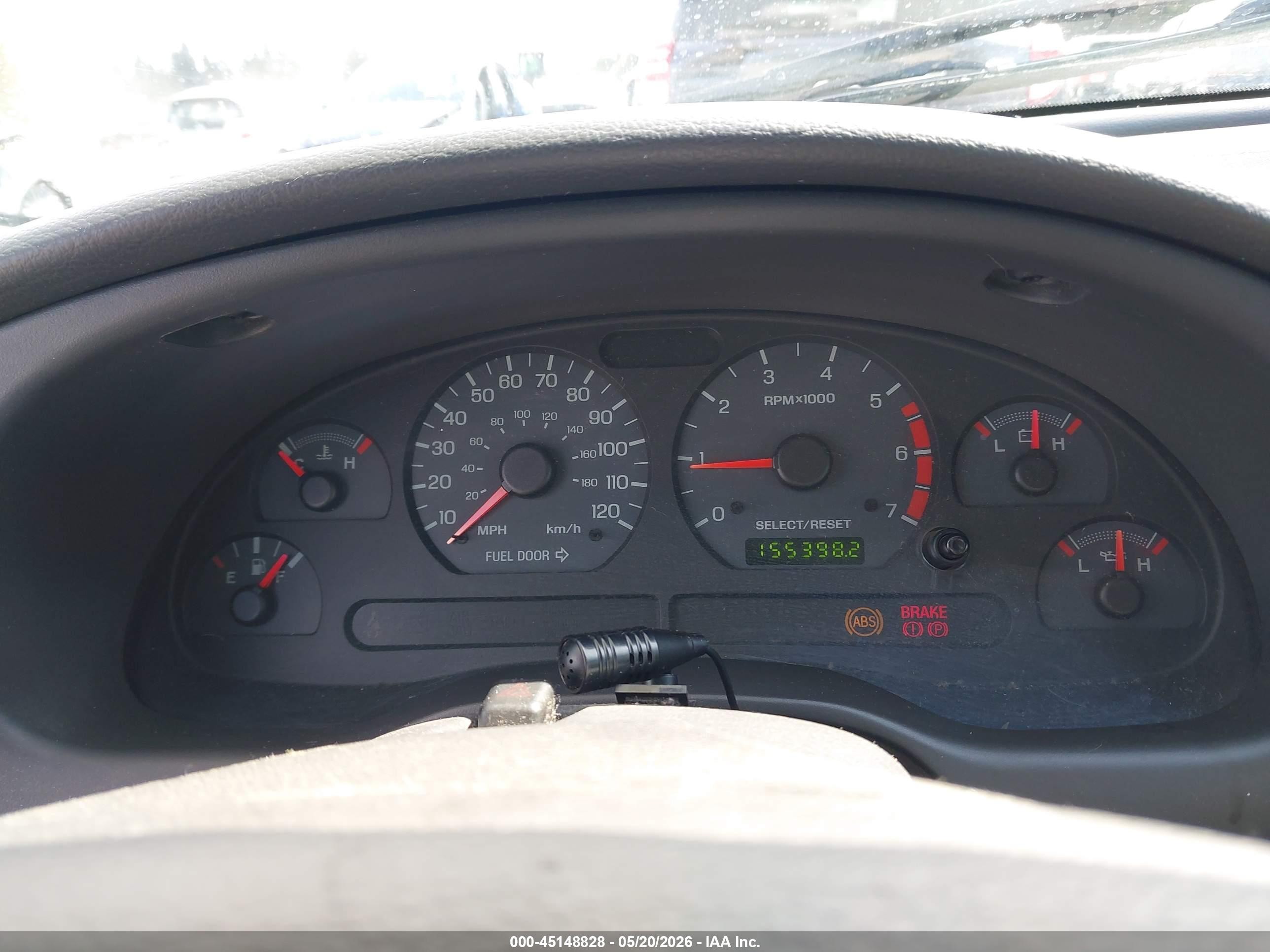 2003 Ford Mustang   Black vin: 1FAFP44443F419003