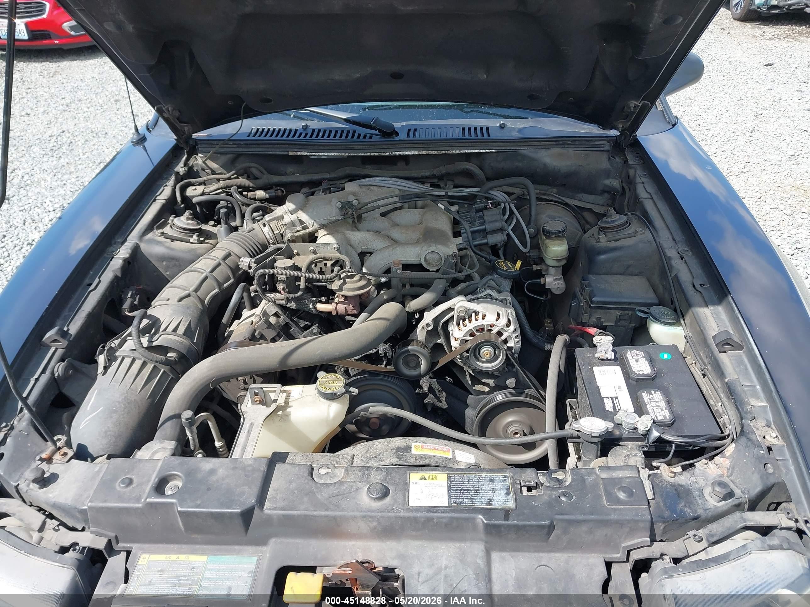 2003 Ford Mustang   Black vin: 1FAFP44443F419003
