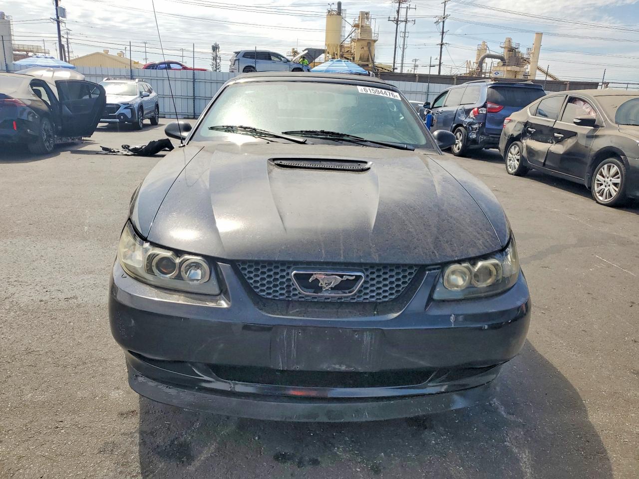 2000 Ford Mustang Black vin: 1FAFP4444YF192886
