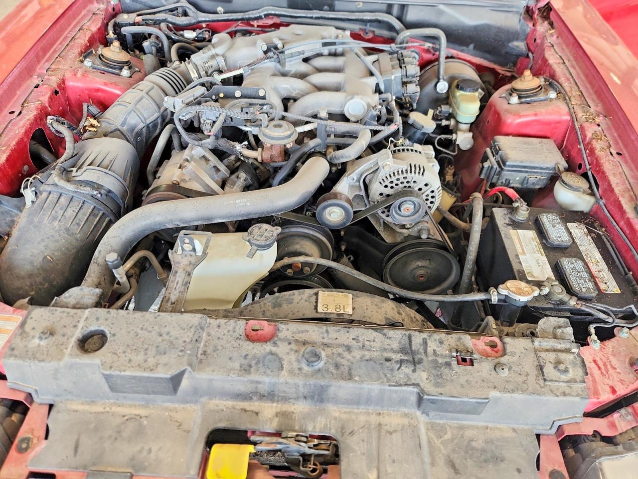 2000 Ford Mustang Красный vin: 1FAFP4444YF255209