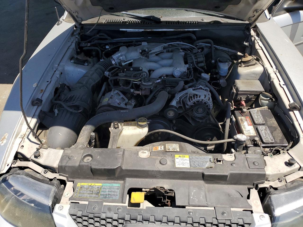 2003 Ford Mustang Silver vin: 1FAFP44453F407796