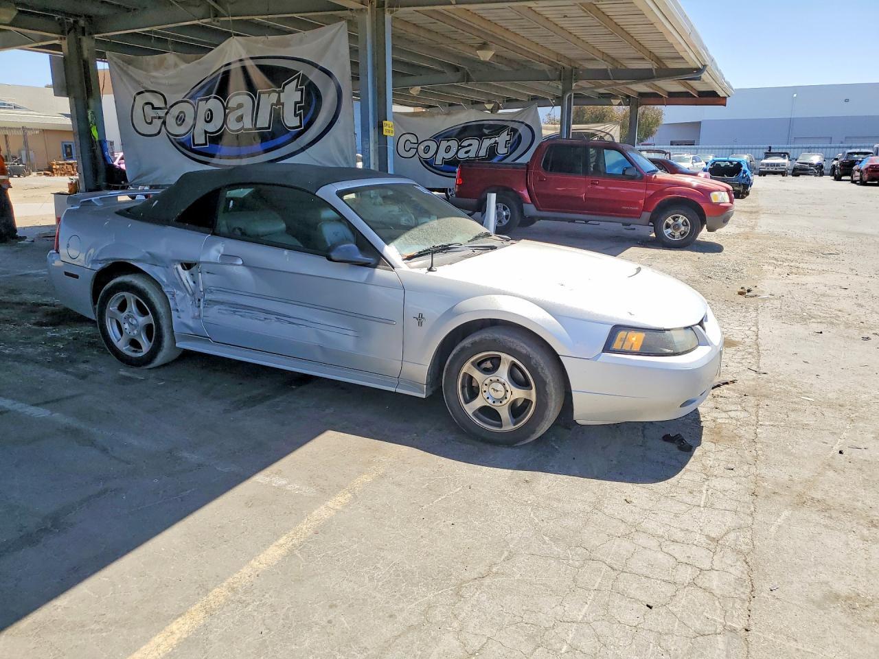 2003 Ford Mustang Silver vin: 1FAFP44453F407796
