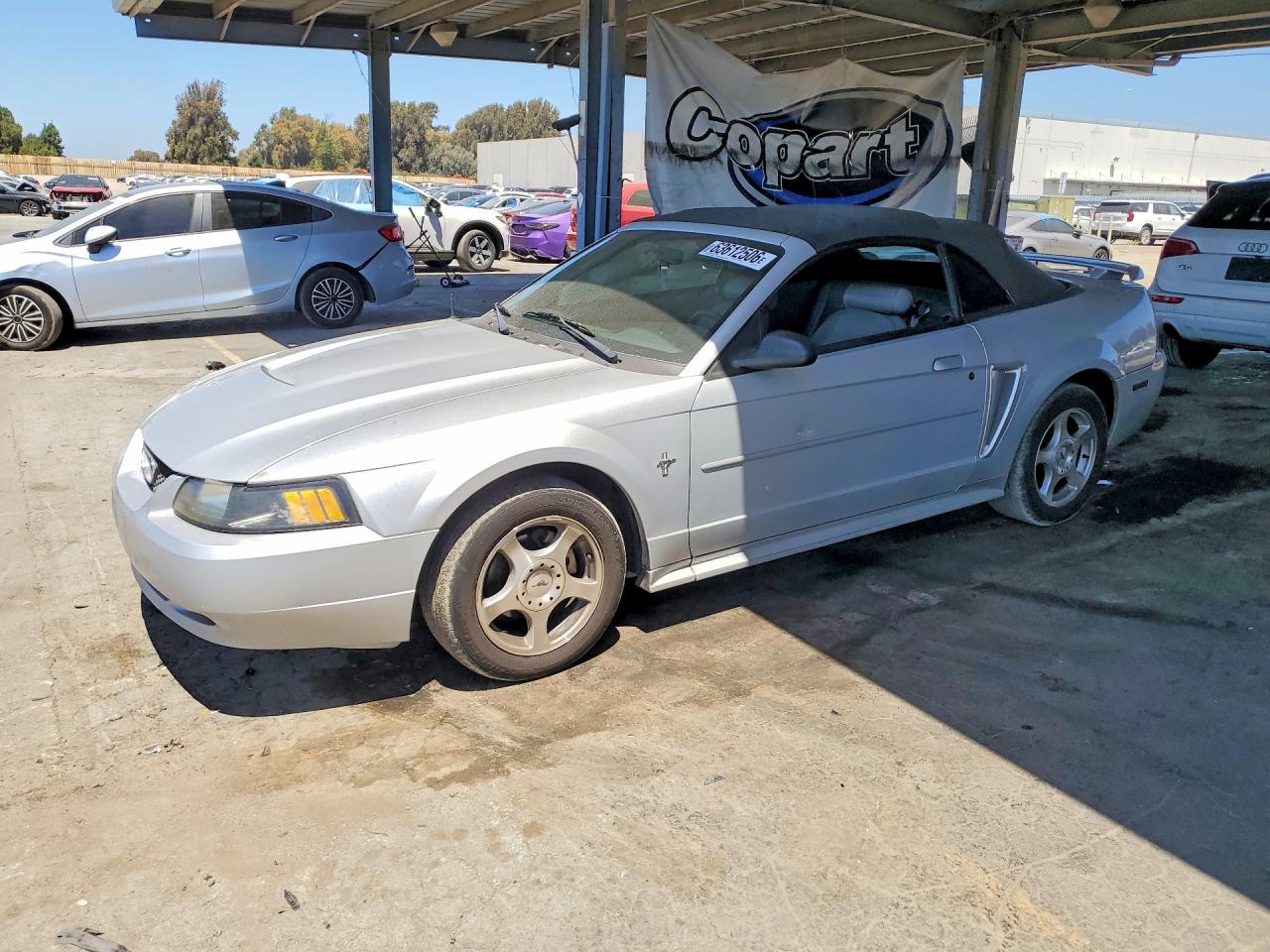 2003 Ford Mustang Серебряный vin: 1FAFP44453F407796