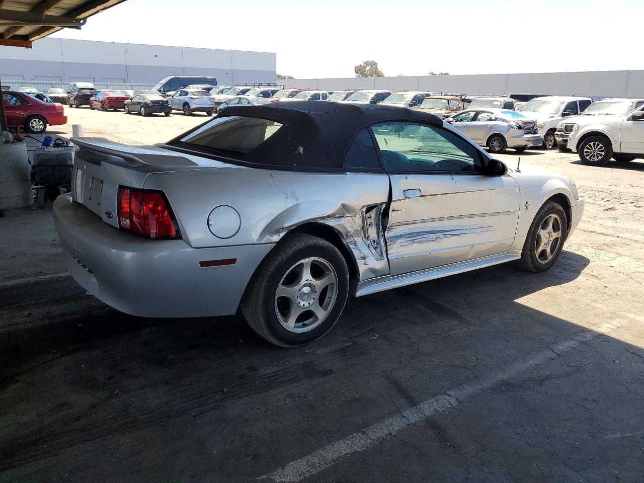 2003 Ford Mustang Silver vin: 1FAFP44453F407796