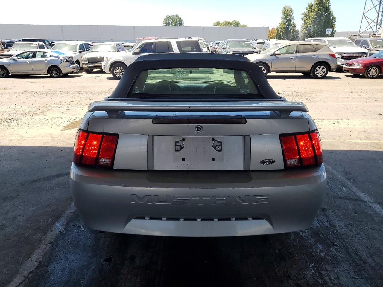 2003 Ford Mustang Silver vin: 1FAFP44453F407796
