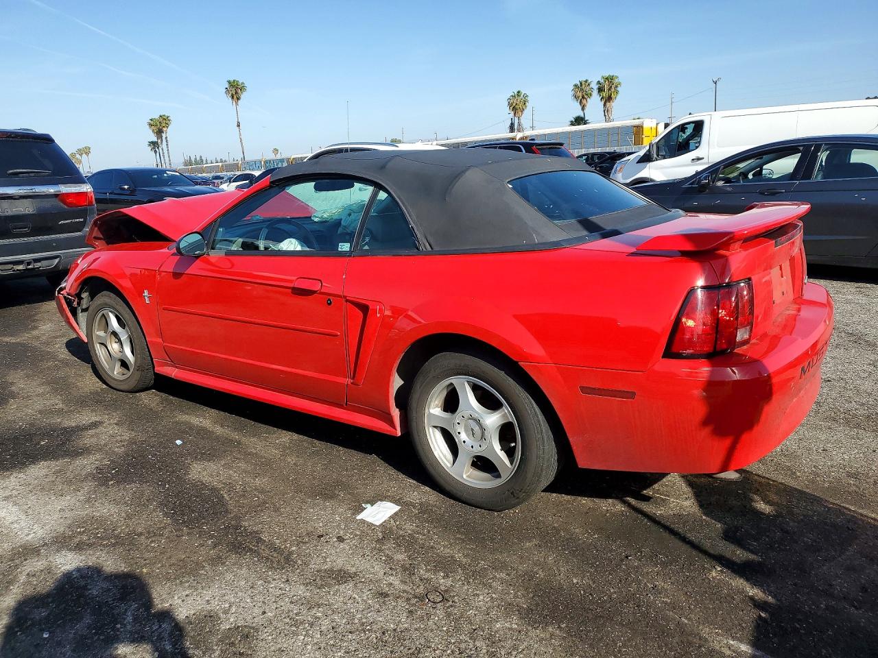 2003 Ford Mustang Red vin: 1FAFP44453F431578
