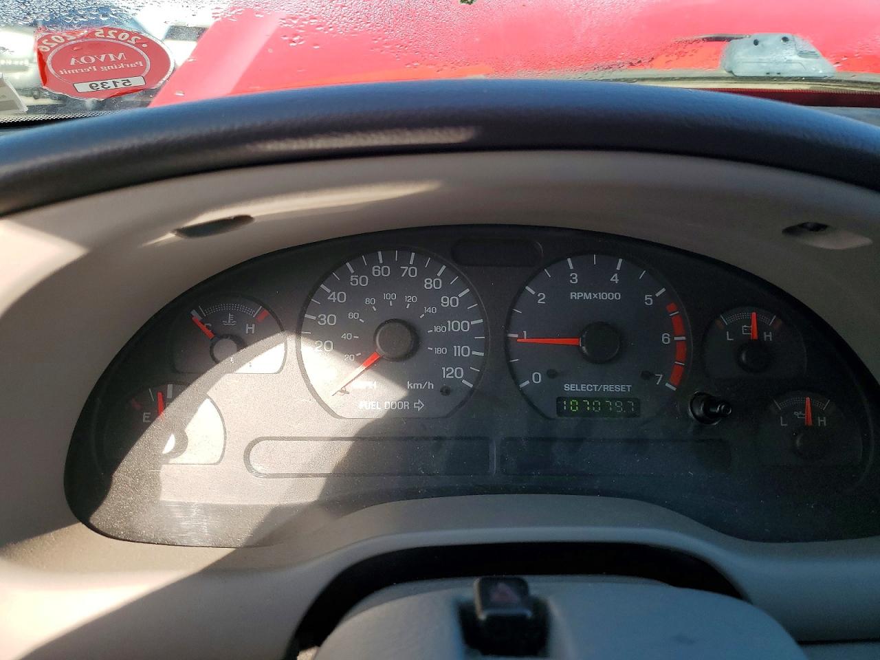 2003 Ford Mustang Red vin: 1FAFP44453F431578