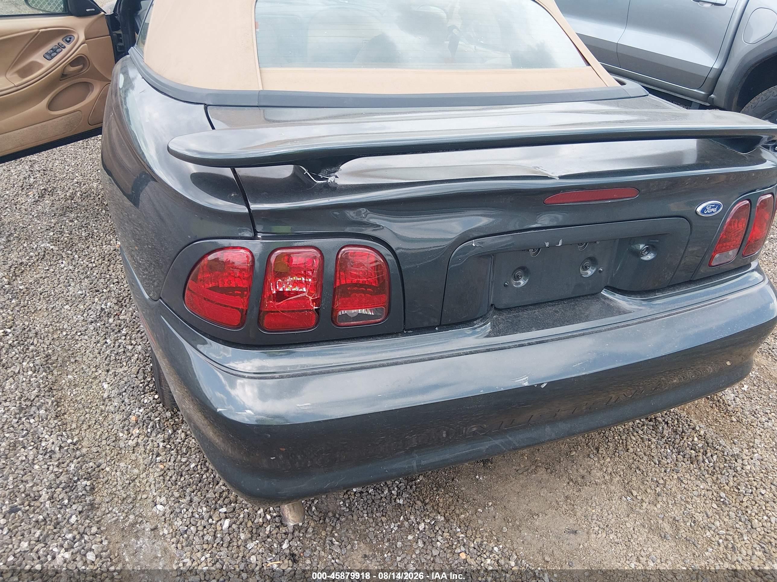 1998 Ford Mustang   Серый vin: 1FAFP4445WF226203
