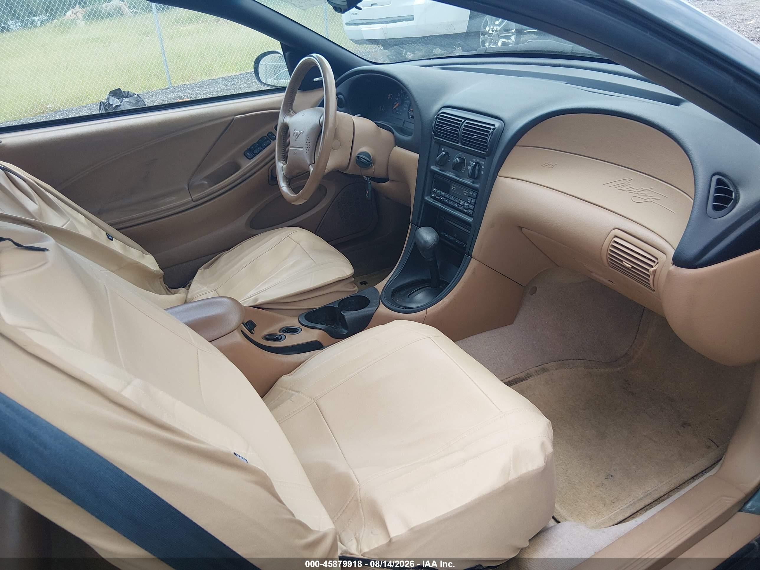 1998 Ford Mustang   Серый vin: 1FAFP4445WF226203