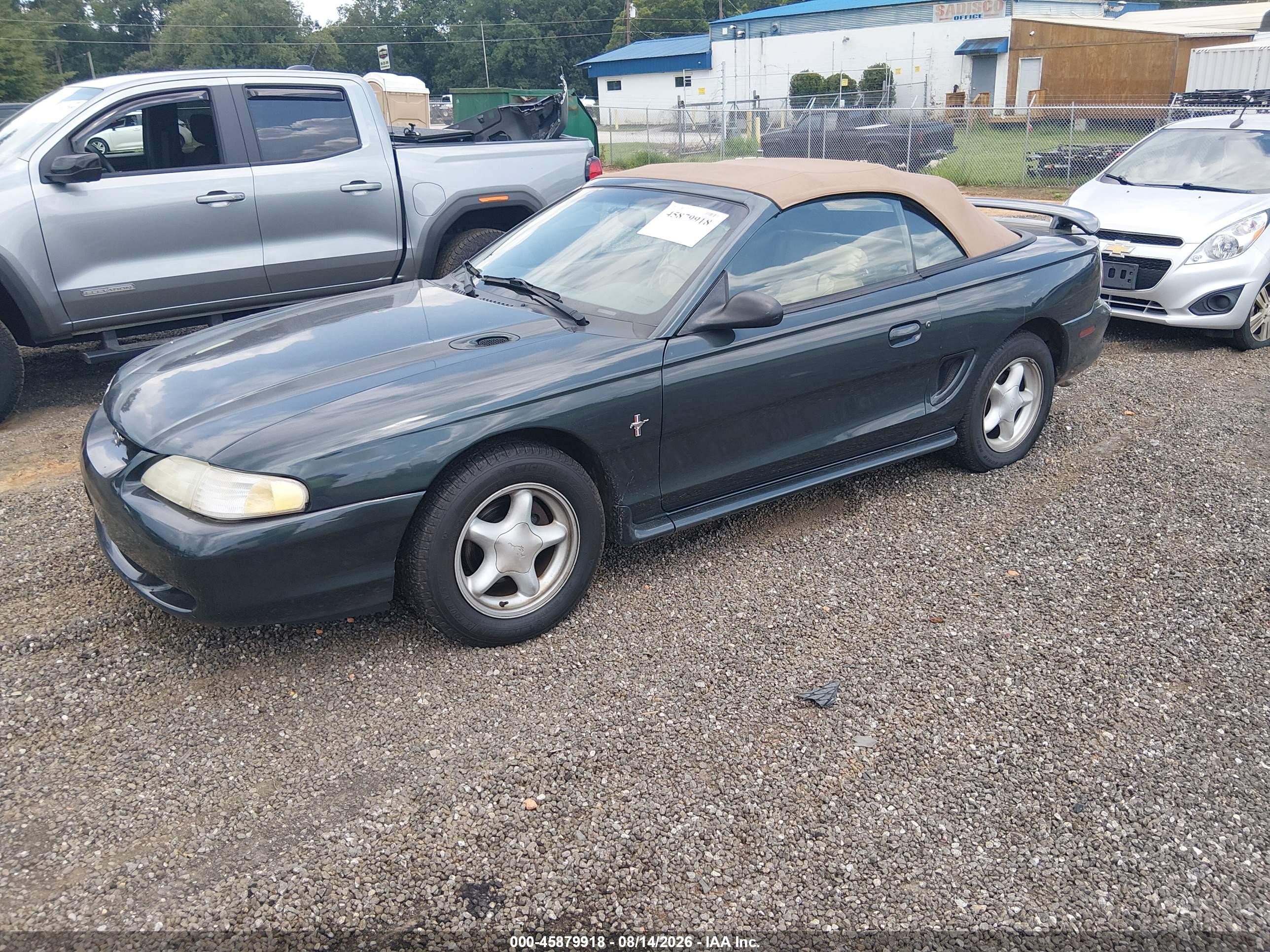 1998 Ford Mustang   Серый vin: 1FAFP4445WF226203